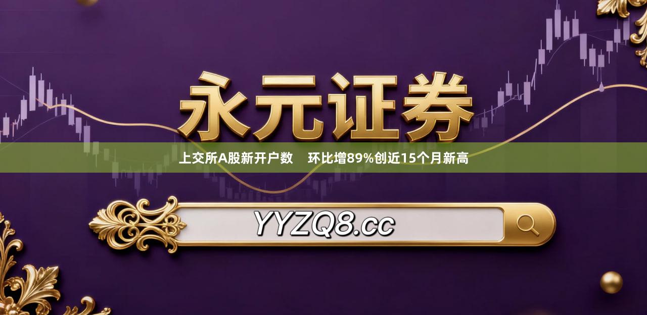 上交所A股新开户数    环比增89%创近15个月新高